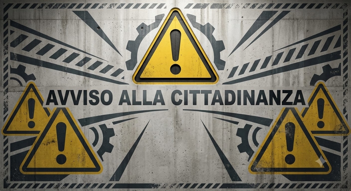 Avviso alla cittadinanza 
