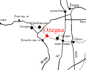 mappa di Ozegna